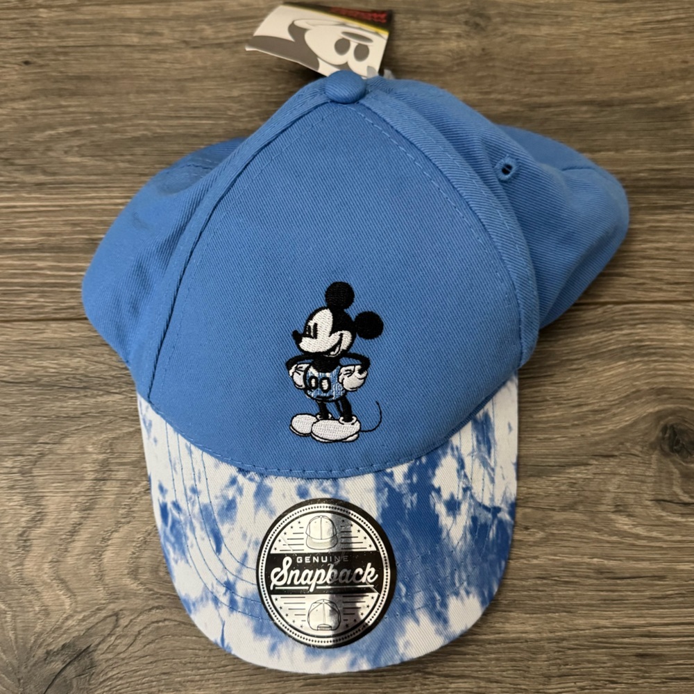 Disney Toddler Mickey Mouse Blue Adjustable Snapback Hat